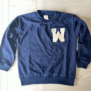 Wynken Sweatshirt Kids 10y Navy Size Large